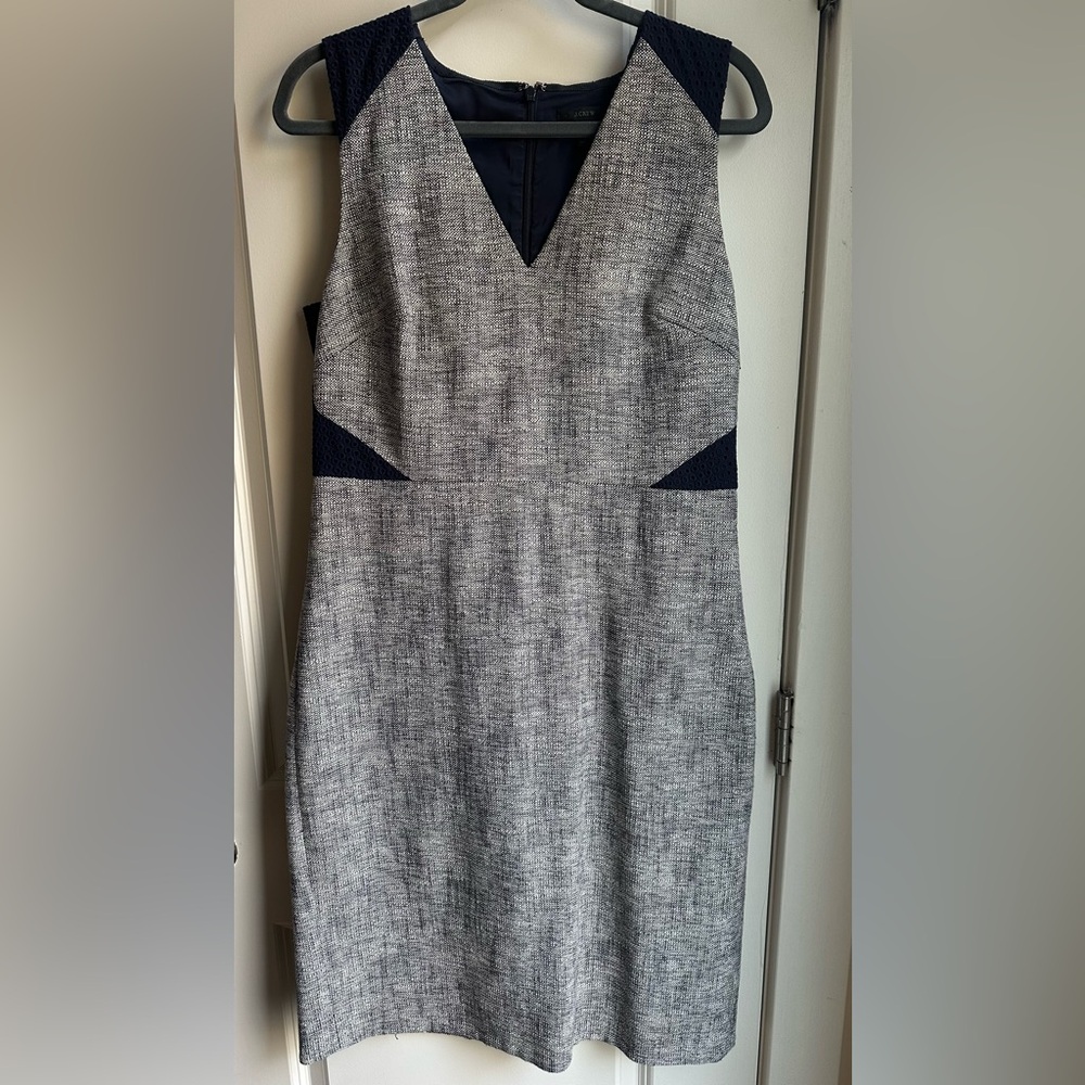 J. Crew V Neck Dress